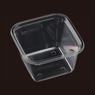 【直送品】 エフピコ 青果容器　APベジBOX　本体　穴あり 126－650  50枚/袋（ご注文単位16）