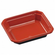 エフピコ 麺セット容器　内装（中皿） SBセット－四角－N1 赤 50枚/袋（ご注文単位36袋）【直送品】