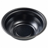 エフピコ 麺容器　MFPホット麺　本体 19（61）鉢 黒W 50枚/袋（ご注文単位12袋）【直送品】