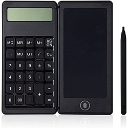 スリーアールソリューション Qurra 電卓＆デジタルメモ BUREW K-mo book mini  ブラック 3R-CNB02 3R-CNB02 1個（ご注文単位1個）【直送品】
