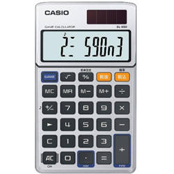 カシオ 手帳電卓 ゲーム電卓   SL-880-N ［10桁 /W税率非対応］ SL880N 1個（ご注文単位1個）【直送品】