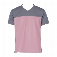 入浴介護Tシャツ　403340　M　ピンク   1枚（ご注文単位1枚）【直送品】