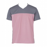 入浴介護Tシャツ　403340　LL　ピンク   1枚（ご注文単位1枚）【直送品】