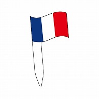 【直送品】 金久 ケーキピック　プチポイント フランス国旗 PSP－073 100枚/袋（ご注文単位1袋）