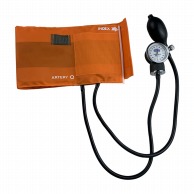 【直送品】 カラーアネロイド血圧計No．5000500B022 オレンジ  1個（ご注文単位1個）