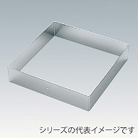 18-8　アルゴン　正角セルクル 150×H40 049000630 1個（ご注文単位1個）【直送品】