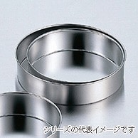 18-8　デコ缶　共底 浅型　5寸 098000280 1個（ご注文単位1個）【直送品】