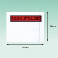 【直送品】 パピルスカンパニー 伝票袋　デリバリーパック PACKING　LIST　A7サイズ PA－019T 1束（ご注文単位20束）