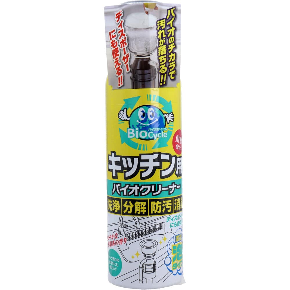 トキハ産業　ウッディラボ バイオサイクル キッチン用 濃密泡タイプ 柑橘系の香り 220mL　1個（ご注文単位1個）【直送品】