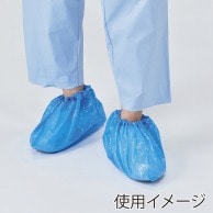 【直送品】 メディテックジャパン PE　シューズカバー フリーサイズ SC－PS　ブルー 100枚/袋（ご注文単位10袋）