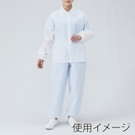 メディテックジャパン FJジャケット L FJJ－L　ホワイト 10枚/袋（ご注文単位10袋）【直送品】