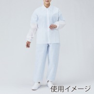 メディテックジャパン FJジャケット LL FJJ－LL　ホワイト 10枚/袋（ご注文単位10袋）【直送品】