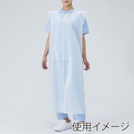 メディテックジャパン TシャツPEエプロン フリーサイズ APR－004　ホワイト 50枚/袋（ご注文単位4袋）【直送品】