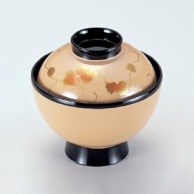 若泉漆器 小丸椀　ベージュツタS・H塗  W－4－50 1個（ご注文単位1個）【直送品】