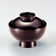 若泉漆器 御殿吸椀　溜  W-5-12 1個（ご注文単位1個）【直送品】