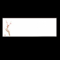 【直送品】 若泉漆器 箸置マット 新梅 2月～4月 B-27-5 100枚/束（ご注文単位1束）