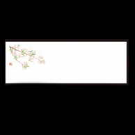 >【直送品】 若泉漆器 箸置マット 新桜・1 3月～4月 B-27-7 100枚/束（ご注文単位1束）