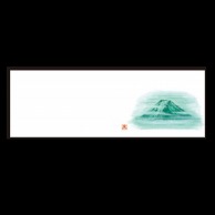 若泉漆器 箸置マット 碧富士  B-27-57 100枚/束（ご注文単位1束）【直送品】