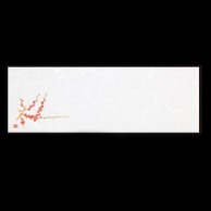 若泉漆器 箸置マット 梅 2月～4月 B-27-73 100枚/束（ご注文単位1束）【直送品】