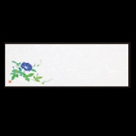 若泉漆器 箸置マット 朝顔 7月～8月 B-27-79 100枚/束（ご注文単位1束）【直送品】