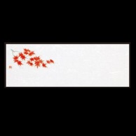 若泉漆器 箸置マット 紅葉・1 9月～10月 B-27-83 100枚/束（ご注文単位1束）【直送品】