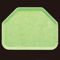 若泉漆器 六角盆　SS－45　ライトグリーン　WS  1－97－7 1個（ご注文単位1個）【直送品】