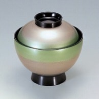 若泉漆器 小丸椀　緑銀ぼかしS・H塗  1－157－9 1個（ご注文単位1個）【直送品】