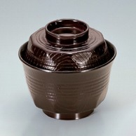 【直送品】 若泉漆器 田吾作吸椀　溜  1－180－8 1個（ご注文単位1個）