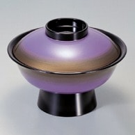 【直送品】 若泉漆器 5．5寸大名椀　紫金かすみ  1－210－5 1個（ご注文単位1個）