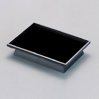 若泉漆器 長角高台皿　黒天銀  1－633－5 1個（ご注文単位1個）【直送品】