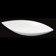 若泉漆器 舟形鉢　白　48cm　DS－5989－2 大 J－7－70 1個（ご注文単位1個）【直送品】