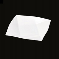 >【直送品】 若泉漆器 折紙盛皿　白　23cm　DS－5553 小 J－100－87 1個（ご注文単位1個）