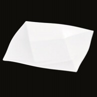 【直送品】 若泉漆器 折紙盛皿　白　34cm　DS－5551 大 J－100－89 1個（ご注文単位1個）