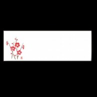 【直送品】 若泉漆器 箸置マット 梅 2月～4月 B-20-30 100枚/束（ご注文単位1束）