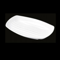 若泉漆器 長手盛皿　白　27cm　DS－5800－3 小 J－100－78 1個（ご注文単位1個）【直送品】