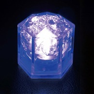 光る氷　ライトキューブ・クリスタル（24入）ブルー   1個（ご注文単位1個）【直送品】