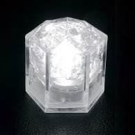 >【直送品】光る氷　ライトキューブ・クリスタル（24入） ホワイト  1個（ご注文単位1個）