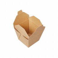 >【直送品】 北原産業 紙製食品容器　テイクボックスキューブ 700PUB　PP  25個/袋（ご注文単位18袋）