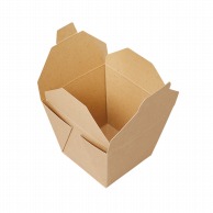 北原産業 紙製食品容器　テイクボックスキューブ 1000PUB　PP  25個/袋（ご注文単位16袋）【直送品】