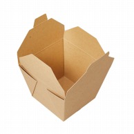 >【直送品】 北原産業 紙製食品容器　テイクボックスキューブ 1200PUB　PP  25個/袋（ご注文単位16袋）
