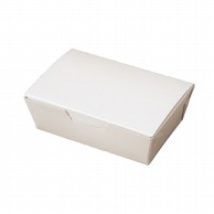 【直送品】 ペーパークラフト 食品箱　たこ箱　6個入箱 白無地 110270 100枚/袋（ご注文単位6袋）