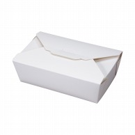 ペーパークラフト 食品箱　マッチングBOX　W－90 ホワイト 135065 30枚/袋（ご注文単位10袋）【直送品】