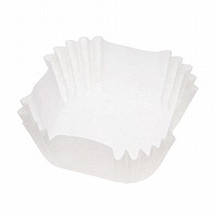 シンメイ おかずカップ 両面シリコンケース 角型 （60-60）×30 ホワイト 200枚