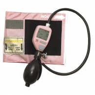 【直送品】 電子アネロイド血圧計　手動式 SAM－001　ピンク  1個（ご注文単位1個）