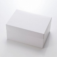 東光産業 ケーキ箱 8ヶ入 無地 200枚/箱（ご注文単位1箱）【直送品】