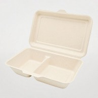 弁当容器　WBランチボックス　ラミ 240－150－2  50枚/袋（ご注文単位10袋）【直送品】