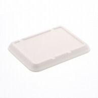 アヅミ産業 紙製弁当容器　蓋 P－5 白 50枚/袋（ご注文単位12袋）【直送品】