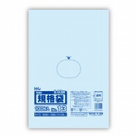 ハウスホールドジャパン ポリ規格袋　0．03mm厚 13号 JS13　透明 1冊（ご注文単位30冊）【直送品】