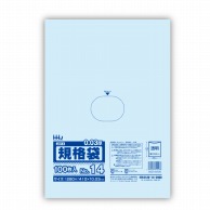 >【直送品】 ハウスホールドジャパン ポリ規格袋　0．03mm厚 14号 JS14　透明 1冊（ご注文単位30冊）