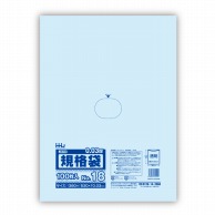 【直送品】 ハウスホールドジャパン ポリ規格袋　0．03mm厚 18号 JS18　透明 1冊（ご注文単位15冊）